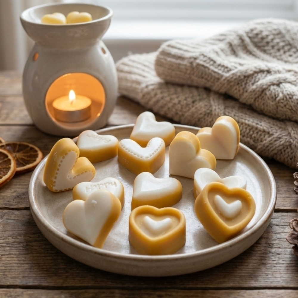 Handmade Heart  Wax Melts - Home Accents